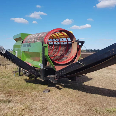 Grandi capacità di compost rotativo mobile a tamburo con motore elettrico da 3-45 kW