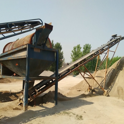Motore diesel resistente, schermo a tamburo di roccia mobile/schermo a tamburo rotativo a fusolio di carbone