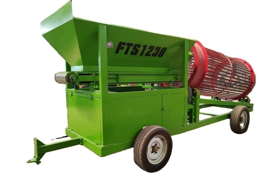 220V/380V Pesante piccole parti mobili di legno segatura roccia terreno pietra schermo a tamburo