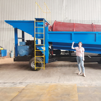 Strumentazione per l'estrazione dell'oro fluviale con elevata capacità e funzionamento automatico