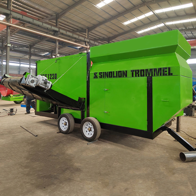 1200 mm di diametro schermo a tamburo mobile per il processo di compostaggio