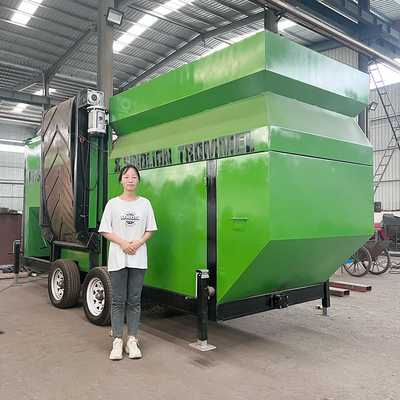 2023 Anno Scanner rotativo del suolo Trommel Sieve per impianto mobile di screening del compost