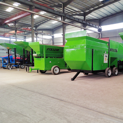 2023 Anno Scanner rotativo del suolo Trommel Sieve per impianto mobile di screening del compost