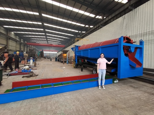 380V/415V/440V Voltage Gold Trommel Screen per l'estrazione del placer 2200 KG
