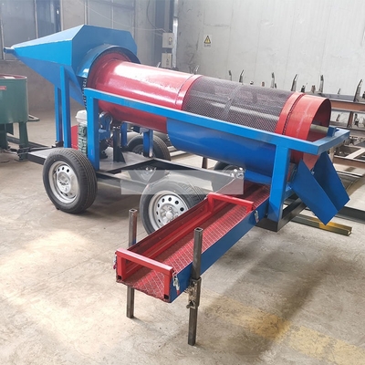 Mini Tromel impianto portatile per l'estrazione dell'oro Trommel impianto di lavaggio degli schermi ad alta capacità