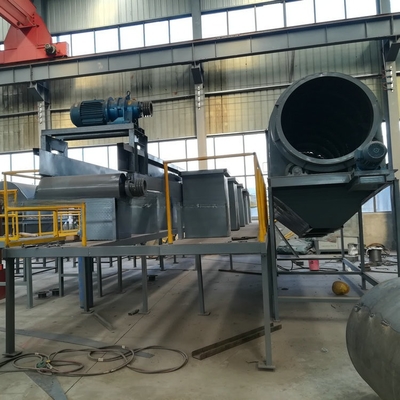 2200 KG linea di riciclaggio rifiuti MSW Trommel schermo da impianto di produzione