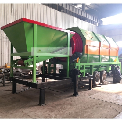Installazione di estrazione di energia Vibrazione manuale Compost rotante per lo screening