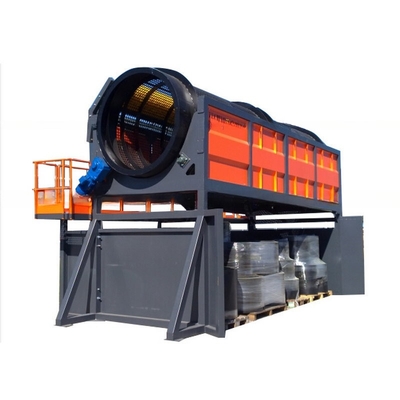 2200 kg di capacità separatore di sabbia e ghiaia a tamburo con materiale di schermo in acciaio inossidabile
