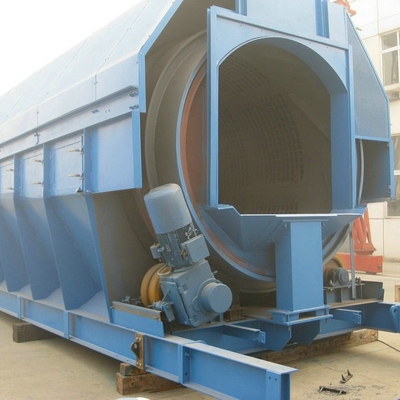 2200 kg di capacità separatore di sabbia e ghiaia a tamburo con materiale di schermo in acciaio inossidabile