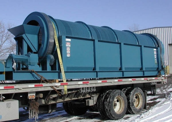 2200 kg di capacità separatore di sabbia e ghiaia a tamburo con materiale di schermo in acciaio inossidabile