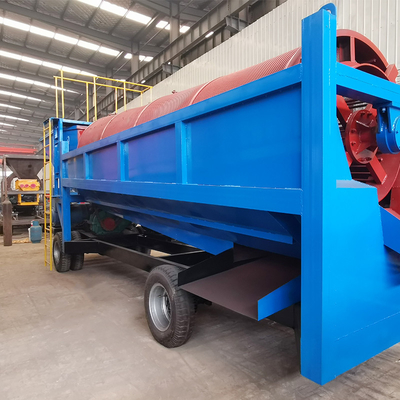 Mini Mobile Gold Grabber Trommel Screen a piccola scala con 5.5KW