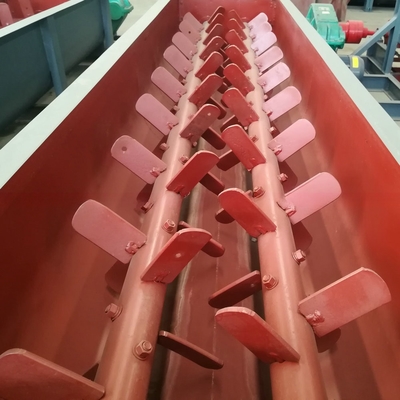 Miscelatore di carbone a doppio albero per la produzione e la costruzione di mattoni