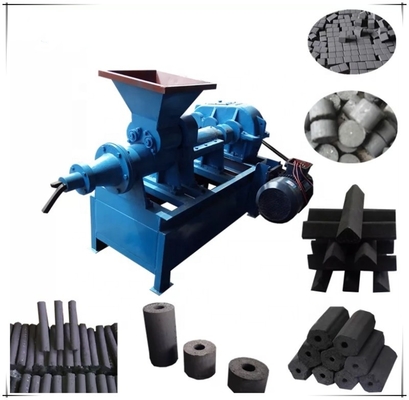 4-80mm BBQ cilindro Briquette carbone carbone MBJ140 Extruder Press Briquetting Machine