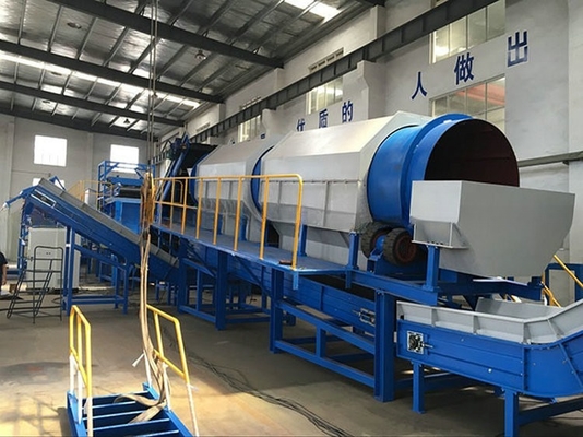 Efficienza di smistamento del 98% Macchina automatica di smistamento dei rifiuti per la gestione dei rifiuti da 6,5 a 10 t