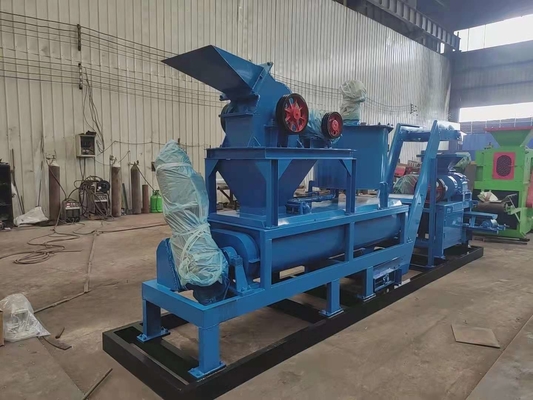 0.8-1,5 t/h Capacità Blue Coconut Shell Charcoal Briquette Line con installazione gratuita