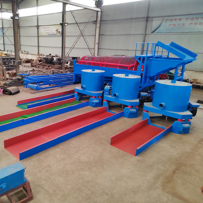 Equipaggiamento automatico per l'estrazione dell'oro per il fiume di grande capacità per l'industria mineraria di MSW