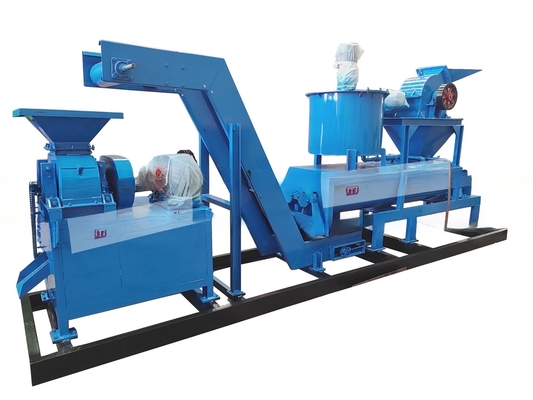 Pressa a rulli di brichetta a vento di carbone per cuscino a sfera e carbone quadrato in design blu