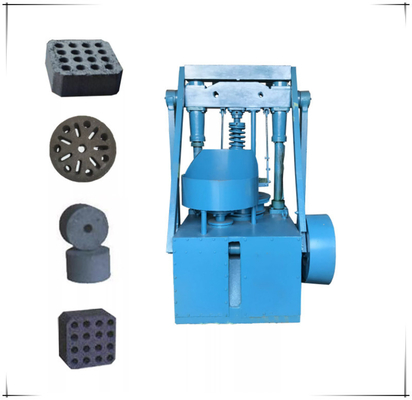 AC Motor Filippine carbone Peat Coconut Shell carbonizzato carbone da legna Punching Press Briquette Machine