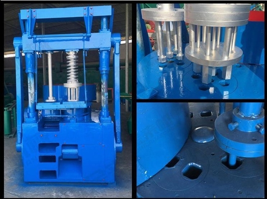 AC Motor Filippine carbone Peat Coconut Shell carbonizzato carbone da legna Punching Press Briquette Machine