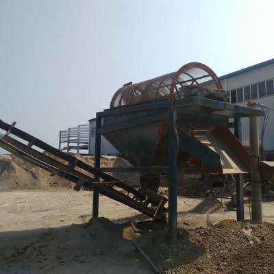 Macchina di setacciatura di sabbia a motore diesel per sabbia di spiaggia 1-100 mm