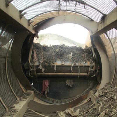 5600x2015x2010mm Vibratore a tamburo rotativo seta di compost per lo screening dei granuli di fertilizzante