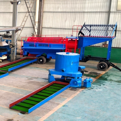 Separatore di sabbia d'oro alluvionale Trommel Macchine di lavaggio con standard industriale