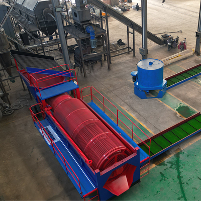 Separatore di sabbia d'oro alluvionale Trommel Macchine di lavaggio con standard industriale