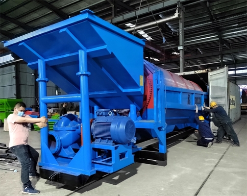 Separatore di sabbia d'oro alluvionale Trommel Macchine di lavaggio con standard industriale