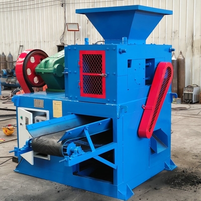 Pressa a sfera di carbone polverizzato a motore alternativo per polvere minerale Mini Briquette Cube Machine