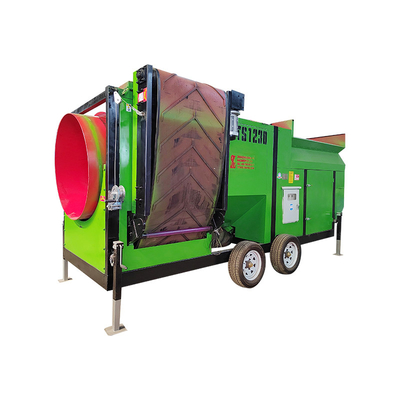 Agitatore rotativo ad alta capacità per frammenti di legno per lo screening del compost a rulli