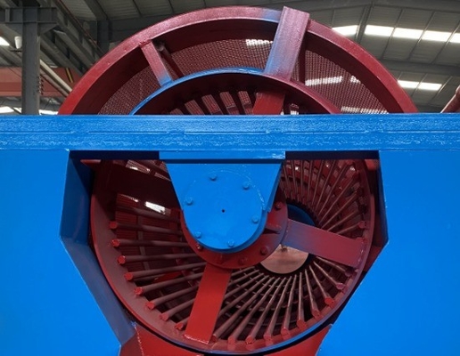 Beneficiamento attrezzature mobili per schermi a tamburo d'oro con separatore magnetico dalla fonte