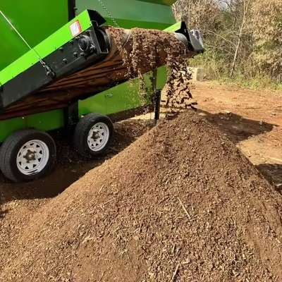 2-3 strati 30m3/h schermo a tamburo mobile per compost di ghiaia per letame suino e ovino