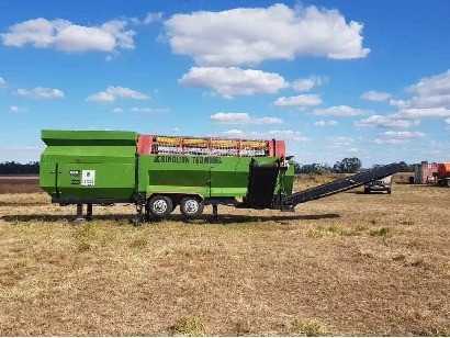 Funzione di screening schermo mobile a tamburo per la separazione di sabbia di ghiaia di compost
