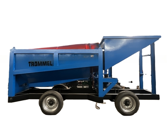 Pianta di lavaggio dell'oro alluviale Mobile Mining Separazione Miniera di setacciatura piccola