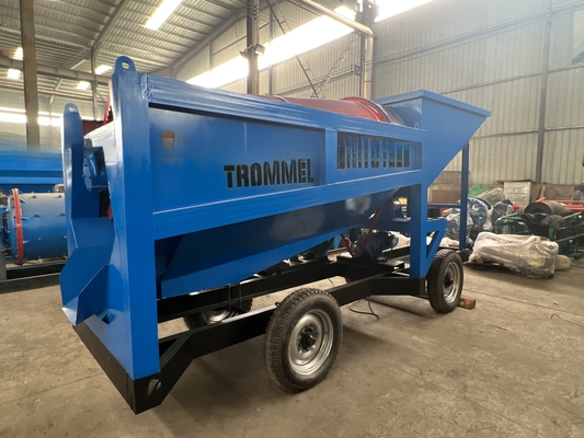 Pianta di lavaggio dell'oro alluviale Mobile Mining Separazione Miniera di setacciatura piccola