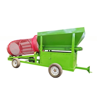 Scavatrice mobile di frammenti di legno e piccola macchina di setacciatura di concimi organici per compost