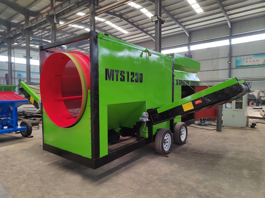 Aggiornate il vostro compostaggio con la macchina di setacciatura automatica rotativa di compost da 3 a 30 kW
