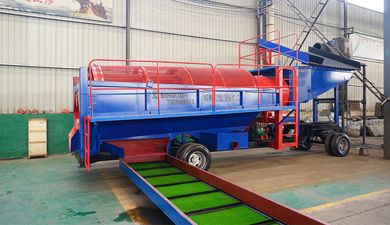 Installazione manuale di attrezzature per la separazione dell'oro presso impianti di produzione