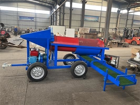 Equipaggiamento portatile per l'estrazione dell'oro Vantaggio Evidente effetto di selezione dell'oro 3000 * 1000 * 1800