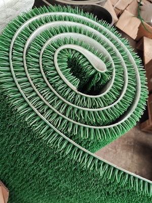 Matto di plastica di erba verde per l'estrazione alluvionale di oro 1000*15000 mm in impianto di produzione