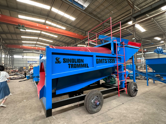 Performance Separatore di minerali Gravity Ore Trommel Screen per impianto di lavaggio dell'oro fluviale