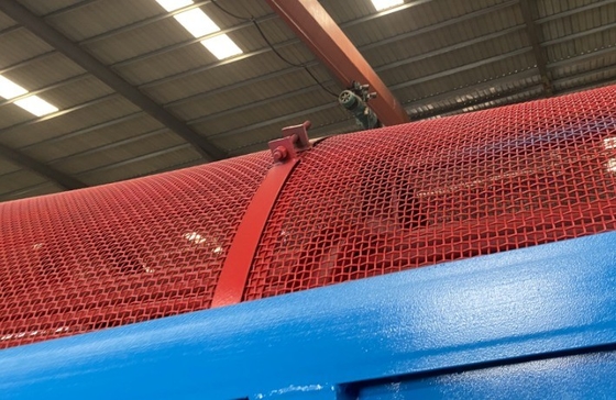 Colombia Gold Trommel Screen Plant con potenza di 5,5 kW e dimensioni di scarica inferiori a 6 mm