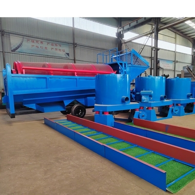30-150 tonnellate all'ora Capacità Energy Mining Mobile Gold Trommel Screen Machine Wash Plant