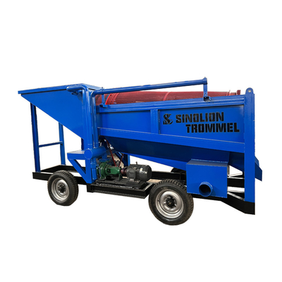 Attrezzature di estrazione competitive per l'impianto di lavaggio dell'oro 4350x1350x2350mm Trommel