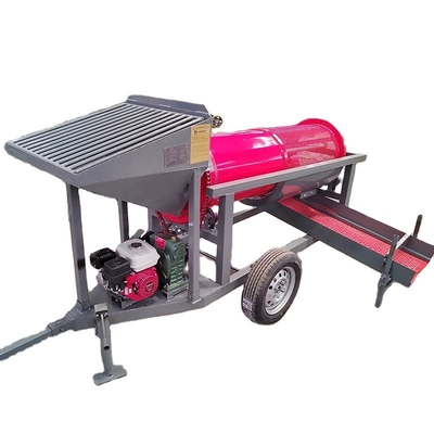 Mini Gold Wash Plant Gold Washing Trommel Screen Equipment 5-10TPH fabbricazione su misura