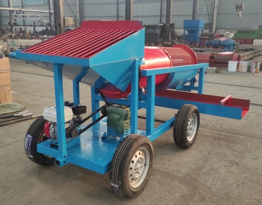 Mini Gold Wash Plant Gold Washing Trommel Screen Equipment 5-10TPH fabbricazione su misura