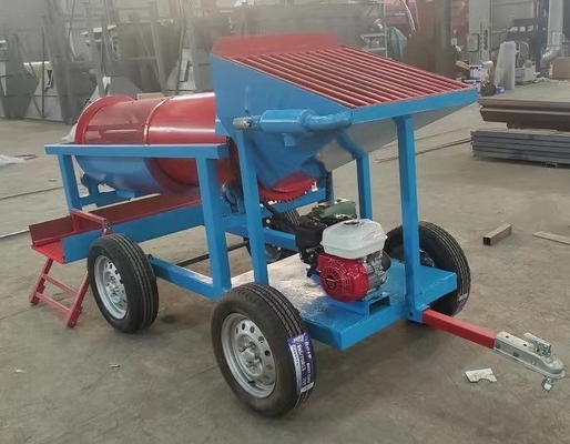 Mini Gold Wash Plant Gold Washing Trommel Screen Equipment 5-10TPH fabbricazione su misura
