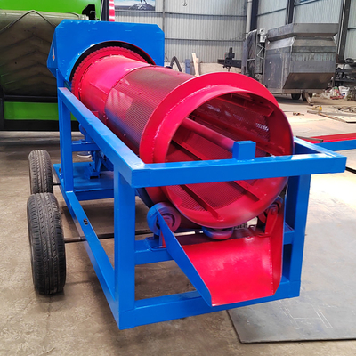 Piano di estrazione dell'oro facile da usare 5-10 t/h Piccola lavastoviglie Mini Trommel