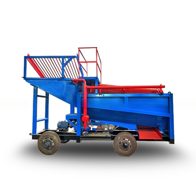 Apparecchiature di concentrazione per l'estrazione dell'oro con separatore mobile a tamburo e a giratore da 1900 kg