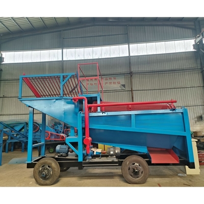 2000 kg di capacità Portatile Trommel Lavatrice di oro per la lavorazione di oro piccolo